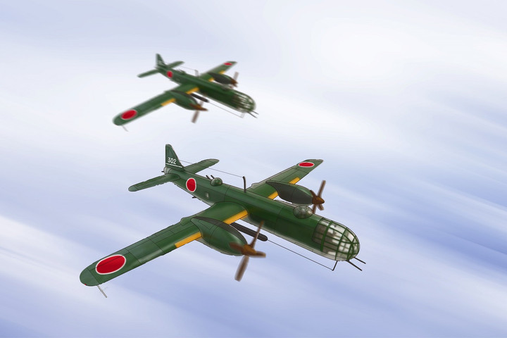 生田 20クラス 一式陸上攻撃機 双発機