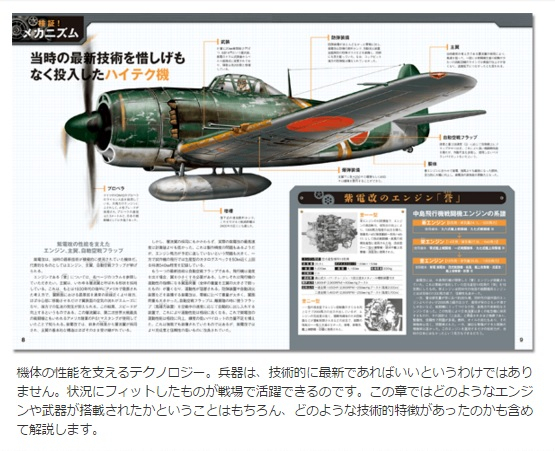 空のカケラ ライブラリ : ディアゴスティーニの紫電改がちょっと違うかも