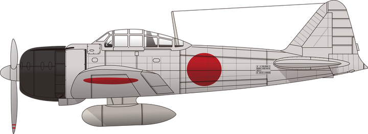 空のカケラ ライブラリ : 零戦（ゼロ戦）フリー素材・画像・アイコン