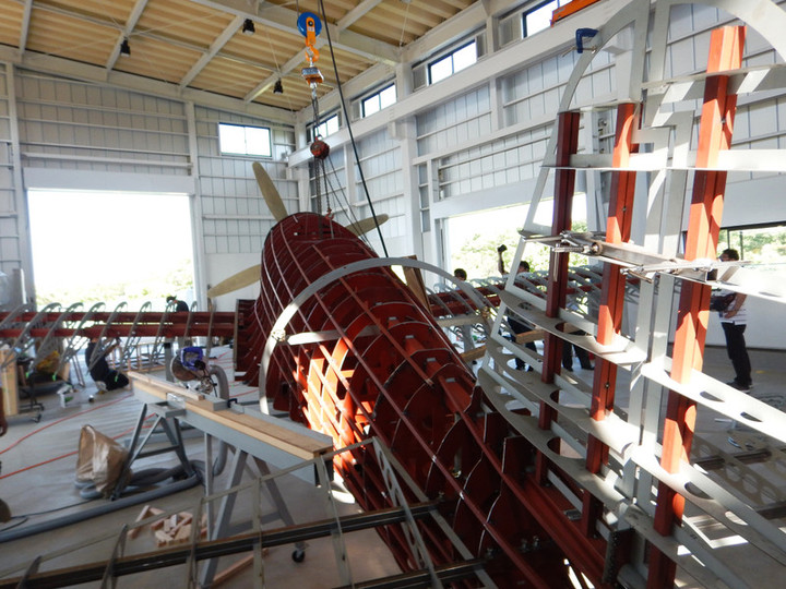 空のカケラ ライブラリ : 紫電改1/1原寸大レプリカ