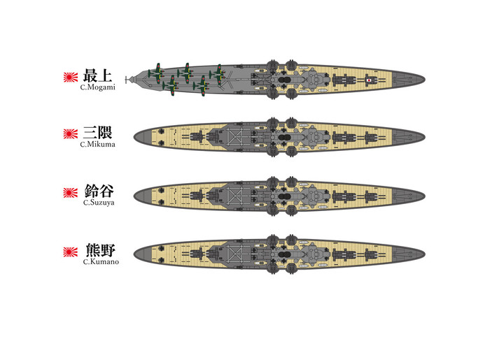 空のカケラ ライブラリ : 最上型重巡洋艦四姉妹
